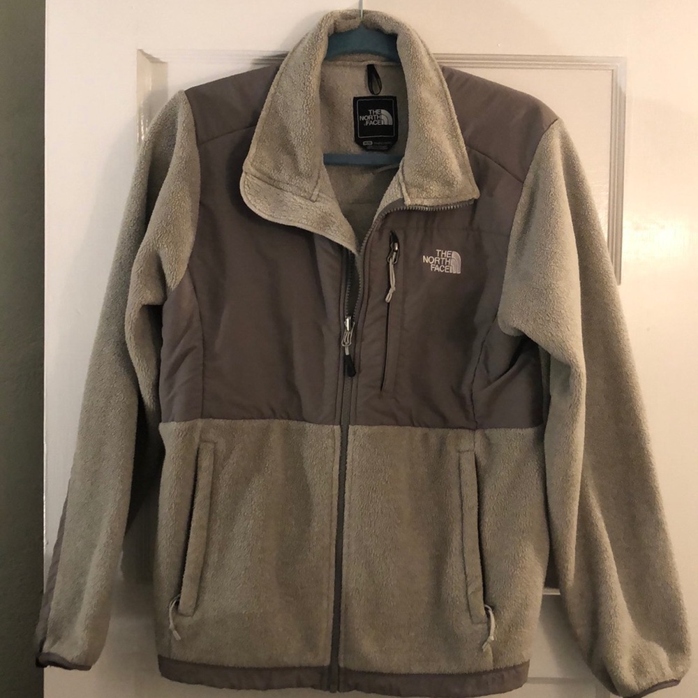 Grey Northface Full Zip Fleece